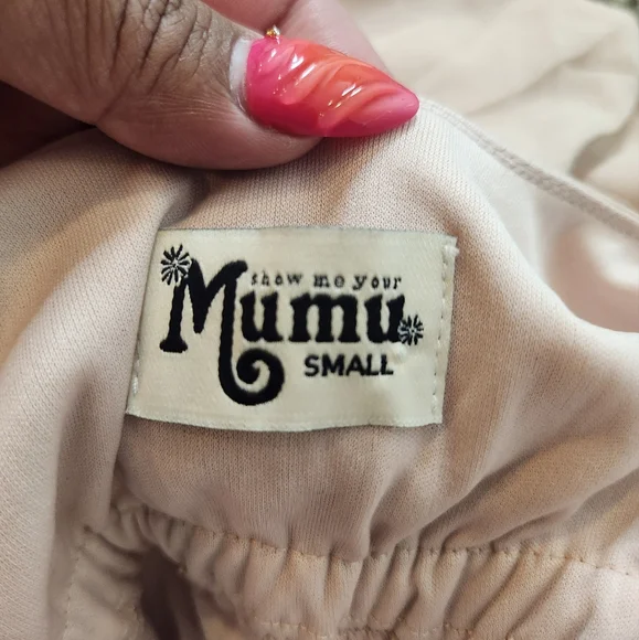 Show Me Your Mumu Caitlin Ruffle Maxi Dress Size Small - Picture 5 of 5